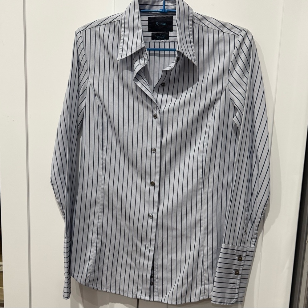 Women’s Striped Button-Up Shirt